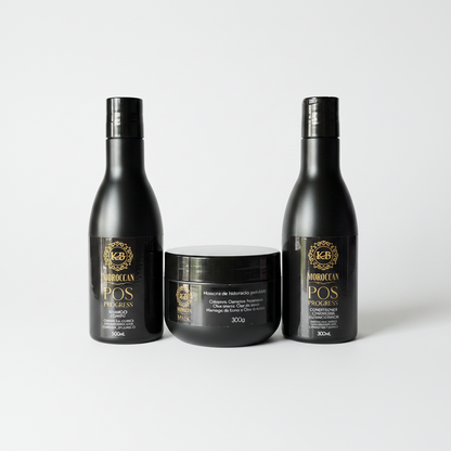 KB MOROCCAN HAIR SMOOTHING TREATMENT HOME HAIR CARE KIT