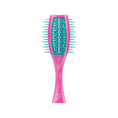 Janeke Tulip Brush Detangling Hairbrush Burgundy & Blue SP503FT