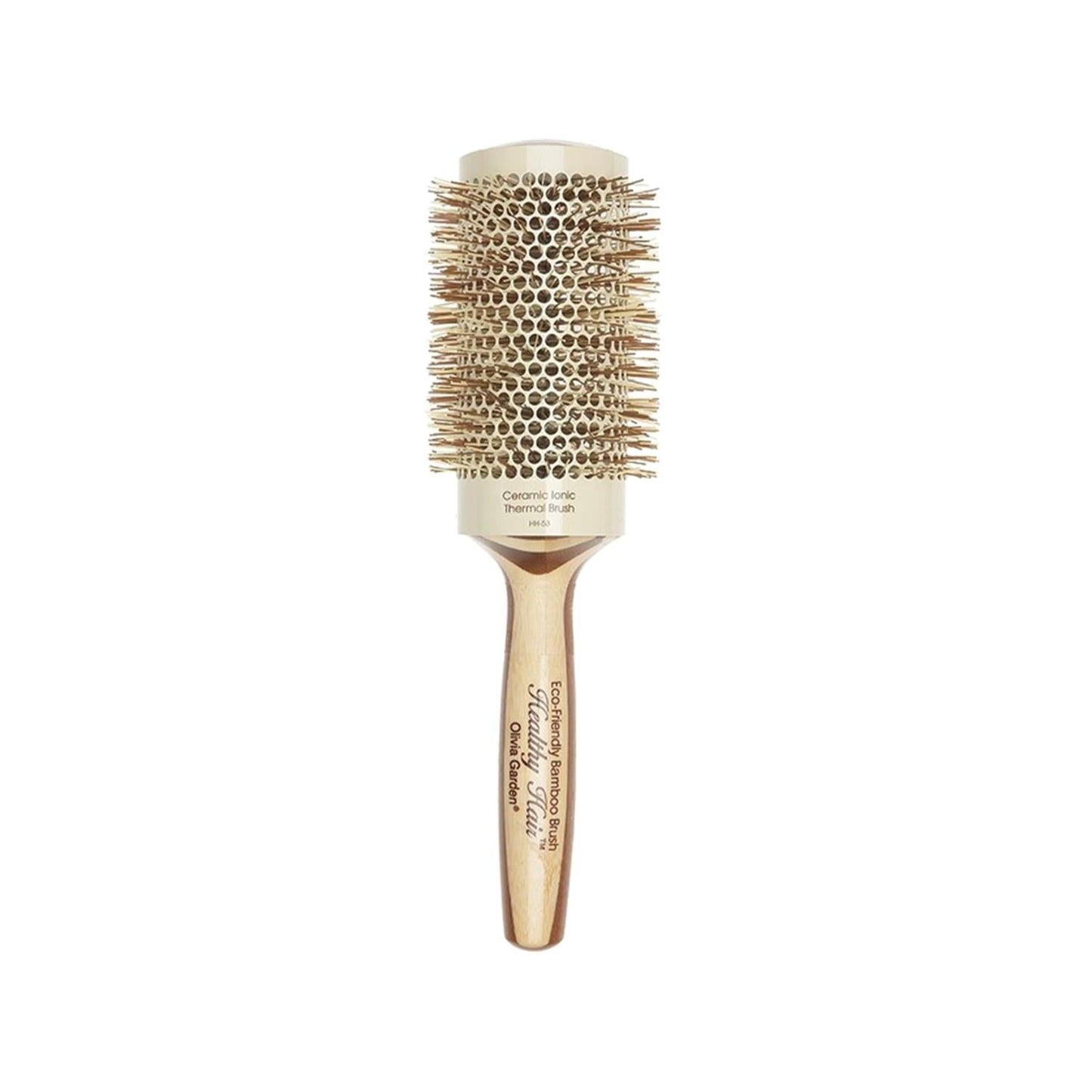 Olivia Garden Bamboo Touch Blowout Thermal Hair Brush Size 53 - Eco-Friendly Thermal Styling for Detangling & Blowout