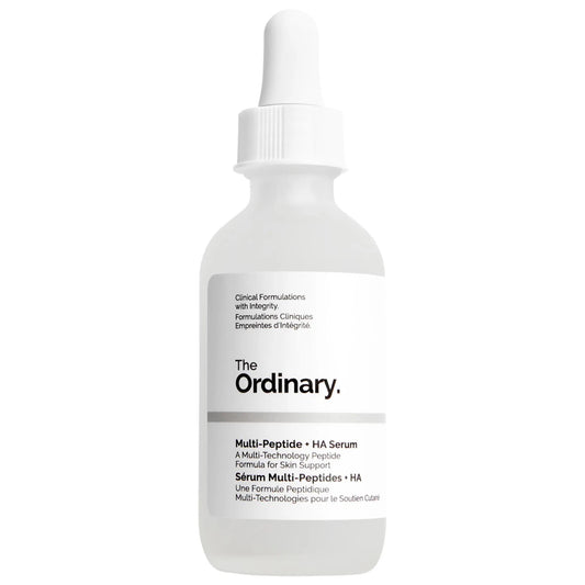 The Ordinary Multi-Peptide + HA Serum for Facial Wrinkles - Anti-Aging, Vegan Skincare with Hyaluronic Acid