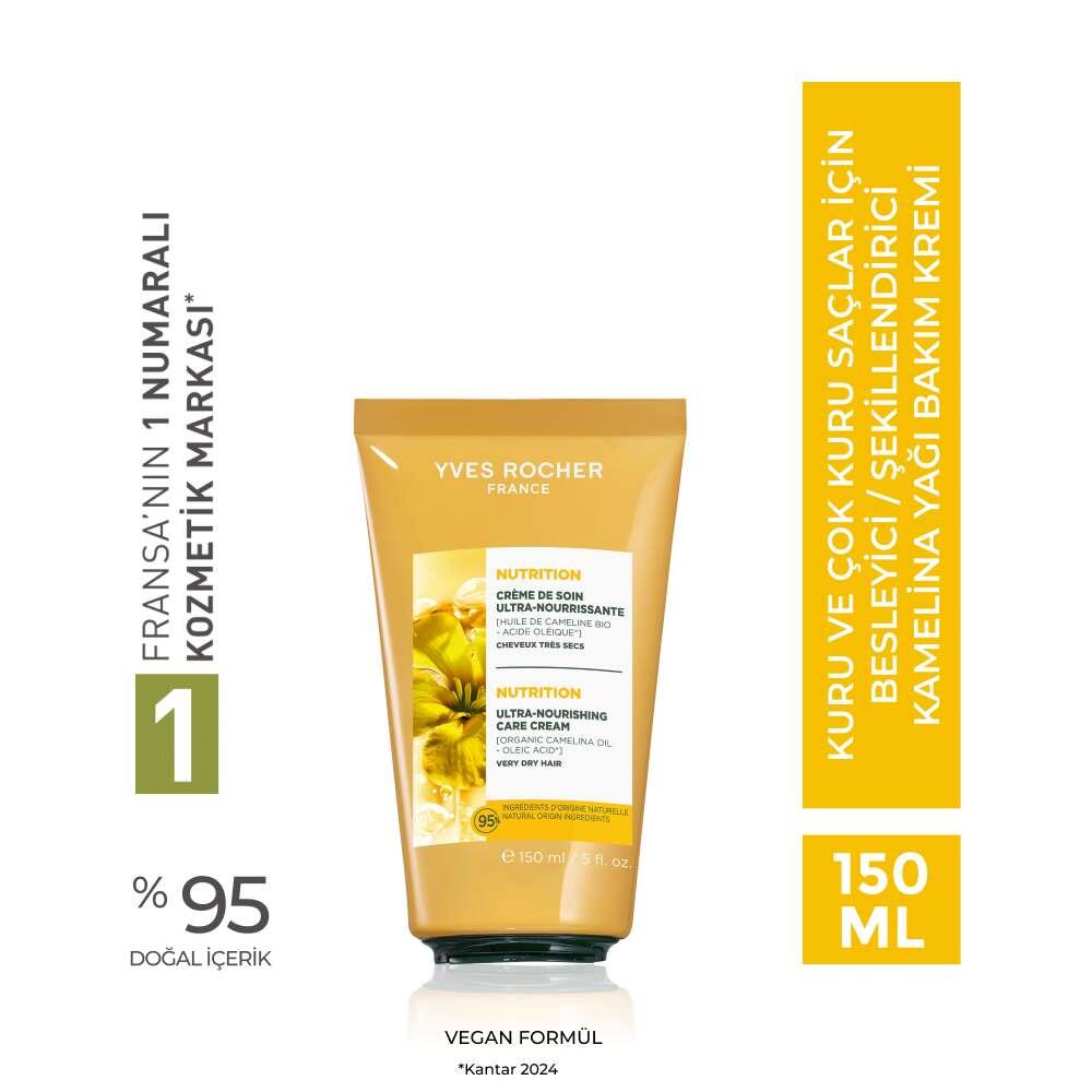 Vegan Nourishing Leave-In Hair Cream for Dry Hair 150ml