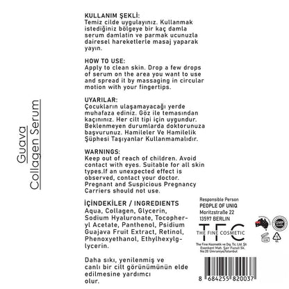 The Fine Organics Guava Collagen & Retinol Face Serum 30 ml