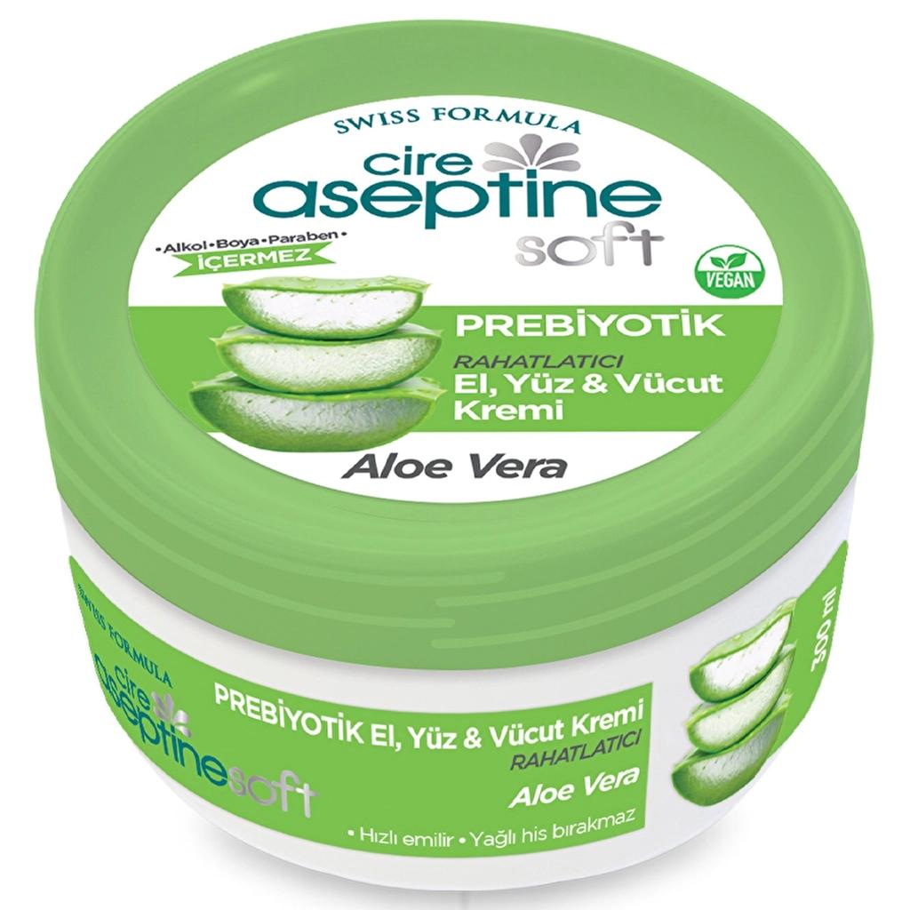 Cire Aseptine Soft Aloe Vera Soothing Cream with Prebiotics 300 ml