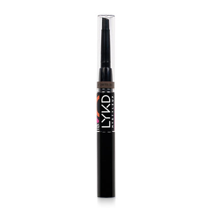 LYKD Double Sided Brow Kit Brunette 302 - Precise Eyebrow Grooming with Pencil & Mascara