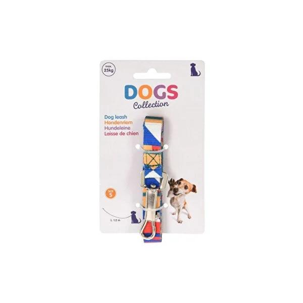 KPM Patterned Dog Leash 120 cm - Lightweight, Durable Polyester Puppy & Small Dog Leash with Non-Slip Grip for Comfortable Walks