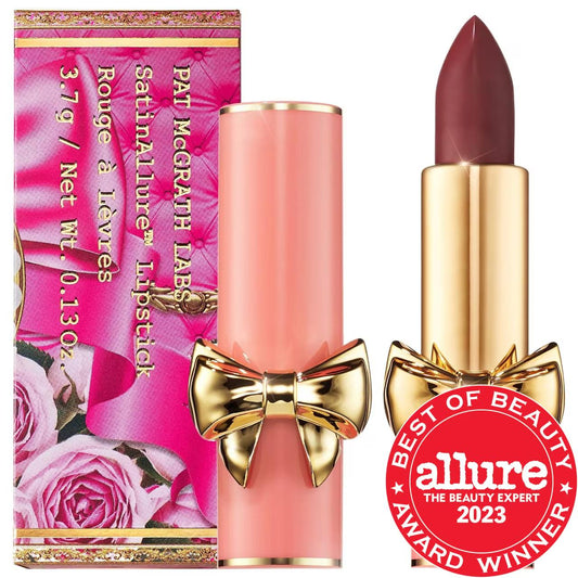 SatinAllure Lipstick - Hydrating Satin Finish Lip Color with Botanical Collagen
