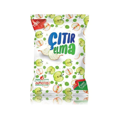 Elmatas Crispy Apple Chips Natural Dried Snack 50g