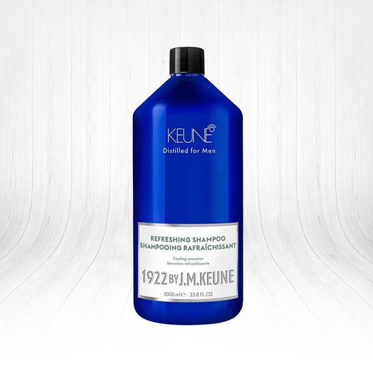 Keune Man 1922 Refreshing Shampoo for Men - 33.81 fl oz Large Capacity, Invigorating Formula for Hair Care