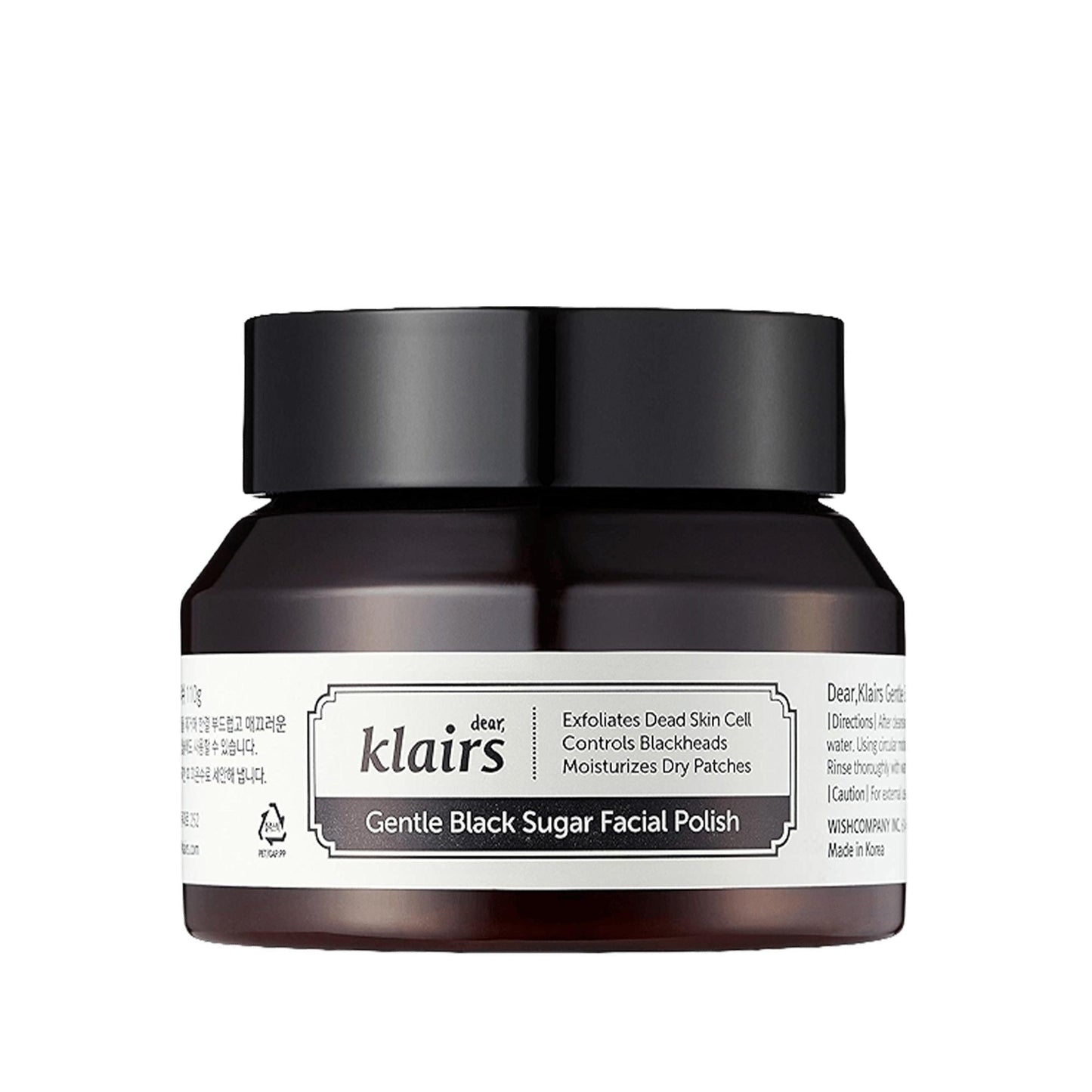 Dear Klairs Gentle Black Sugar Facial Polish Exfoliator 110g