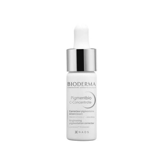 Bioderma Pigmentbio C-Concentrate Night Serum for Sensitive Skin - Brightening, Anti-Aging, Vitamin C Serum 0.51 fl oz