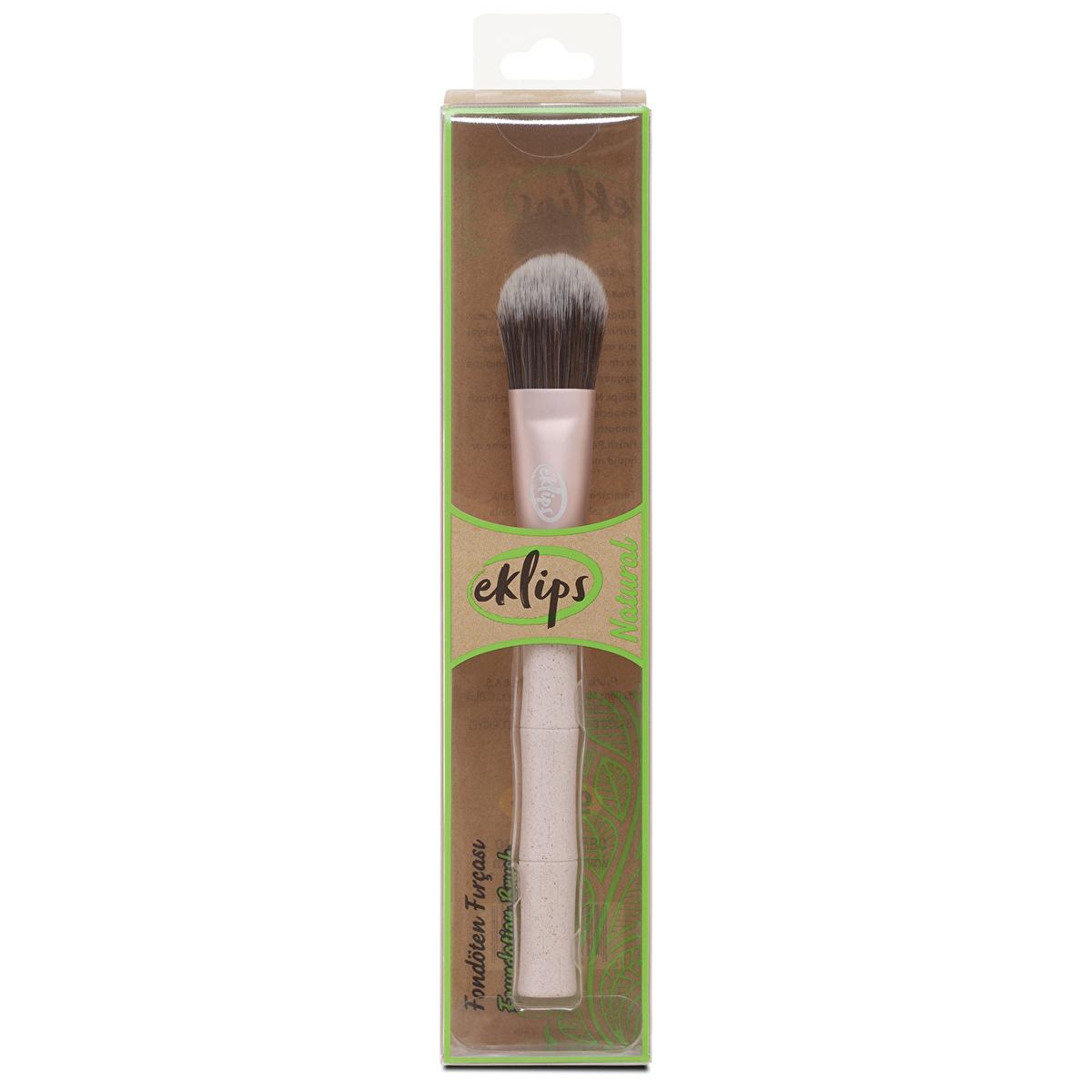 Eklips Foundation Brush: Achieve Flawless, Natural-Looking Makeup with This Professional Blending & Cream/Liquid Compatible Cosmetic Brush