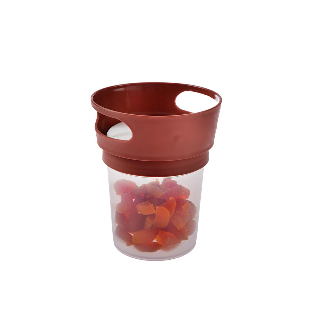 Babyjem Spill-Proof Snack Container for Kids - Antibacterial Fabric Cover, Easy to Use, Ideal for Travel and Daily Use