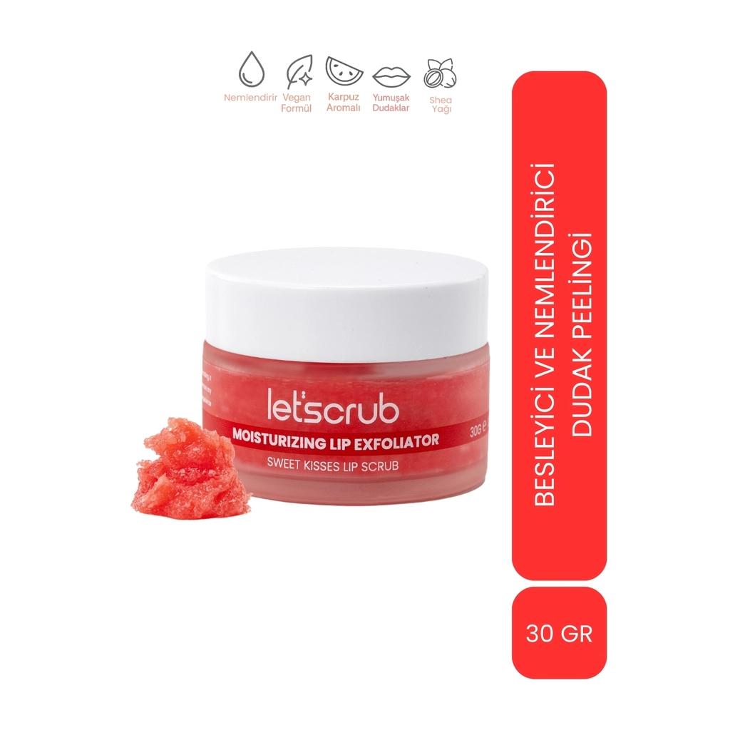 Let'scrub Sweet Kisses Moisturizing Lip Exfoliator 30g