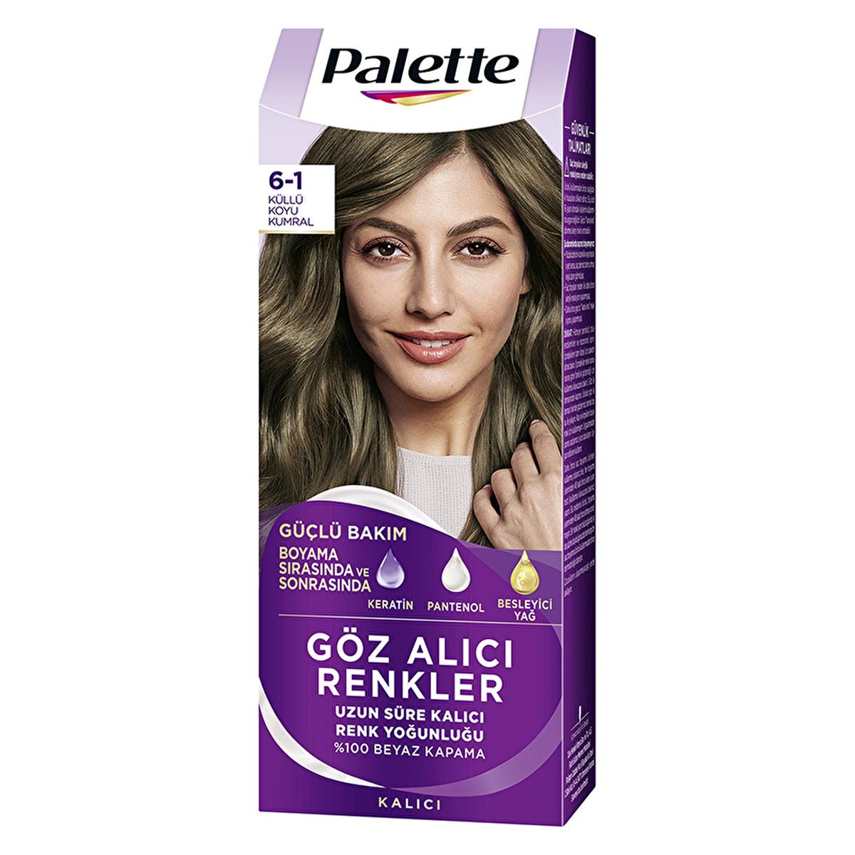 Palette KŸllŸ Koyu Kumral: Cool Ash Dark Blonde Hair Dye with Keratin & Nourishing Oils - Intense, Long-Lasting Color & Shine