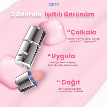 AZTK Liquid Blush Jelly Effect JC04 Fig Coffee