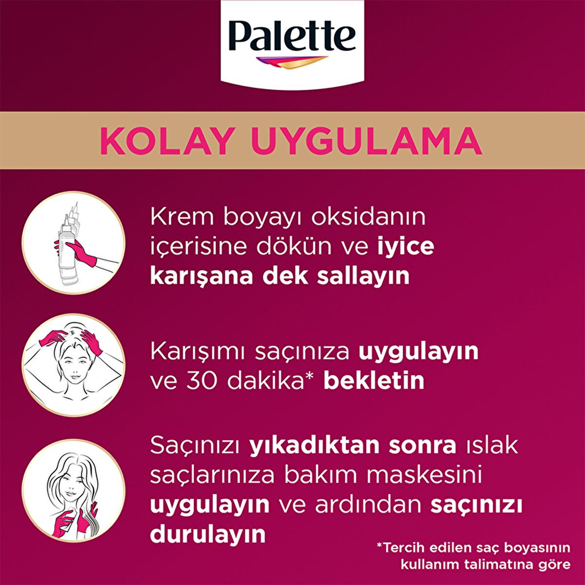 Palette Deluxe Hair Dye - Long-Lasting Coffee Brown Color with Nourishing Formula