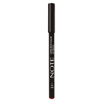 Note Ultra Rich Color Lip Pencil 11 Brick Red Matte Finish