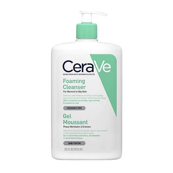 CeraVe Foaming Cleanser for Normal to Oily Skin 976 ml