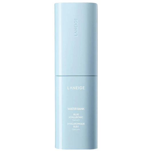 Laneige Water Bank Blue Hyaluronic Acid Hydrating Facial Serum: Intense Moisture, Firming Peptides, & Glass Skin Glow - Perfect for Sensitive & Dry Skin