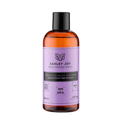 Ashley Joy Argan & Olive Oil Shampoo: Shiny, Strong Hair & Split End Defense | Paraben & Paraffin Free