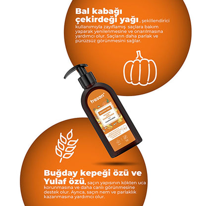 Tresan Sulfate-Free Hair Conditioner with Pumpkin Seed Oil - Nourishing Repair for Damaged Hair