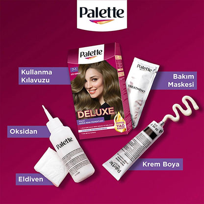 Palette Deluxe 7-1 Ash Blonde Intense Hair Color