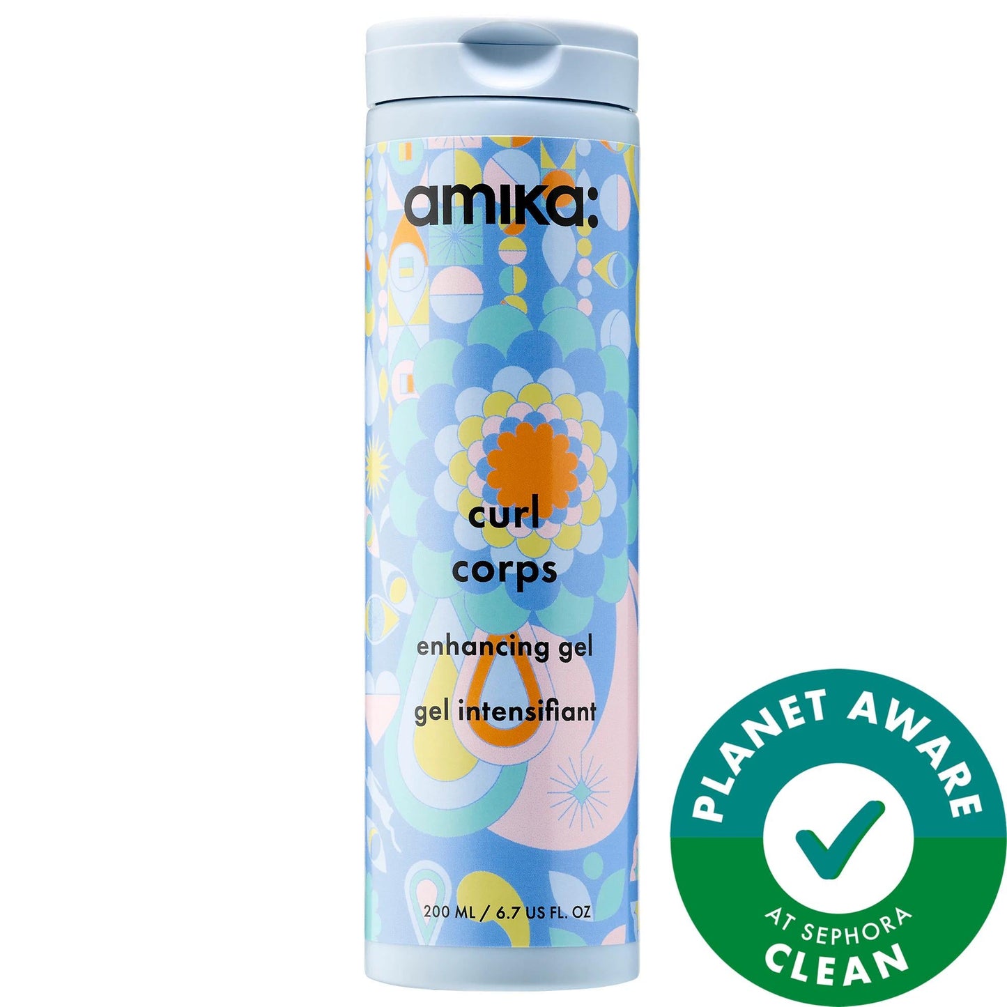 Amika Curl Corps: Curl Enhancing Hair Gel - Anti-Frizz Vegan Formula with Sea Buckthorn for Defined, Bouncy Curls