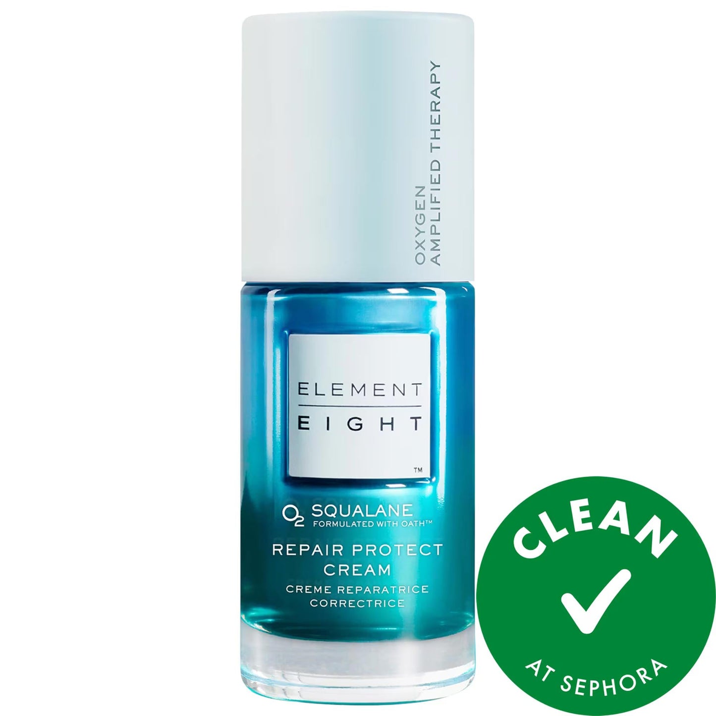 Element Eight O2 Squalane Protect Cream: Redness Relief & Barrier Repair - Vegan, Cruelty-Free Sensitive Skin Moisturizer
