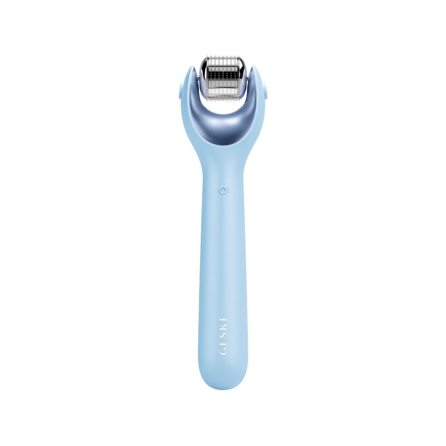 Geske MicroNeedle Face Roller with Rose Quartz Attachment - Blue