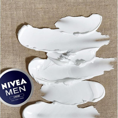 Nivea Men Intensive Moisturizing Cream - Hydrating Face, Body & Hand Cream for Dry Skin - Non-Greasy Formula, All-Day Moisture & Protection