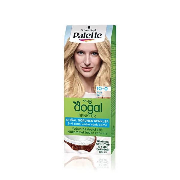 Palette Natural Color 10-0 Light Daisy Blonde Hair Dye: Achieve Vibrant, Healthy Light Blonde Hair at Home - 30ml
