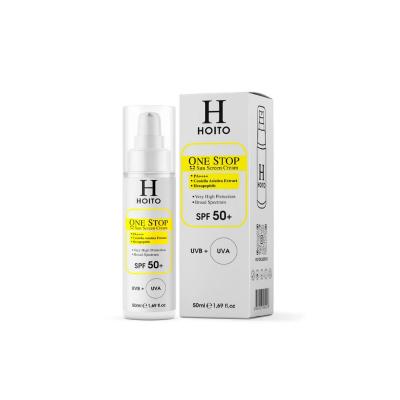 Hoito SPF50+ Sunscreen Cream for Sensitive Skin - Non-Greasy, Moisturizing, Paraben-Free