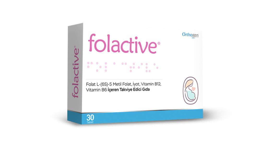 Folactive Dietary Supplement - 30 Tablets for Nutritional Support | Folactive
