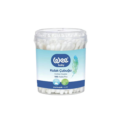 Wee Baby Cotton Buds Gentle Daily Ear Swabs 100 Count