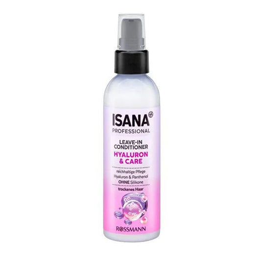 Isana Professional Hyaluronic Acid Leave-In Hair Cream - Moisturizing, Vegan, Silicone-Free