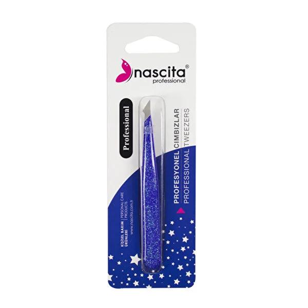 Nascita Precision Slanted Tip Eyebrow Tweezers for Facial Hair Removal - High Precision Beauty Tools