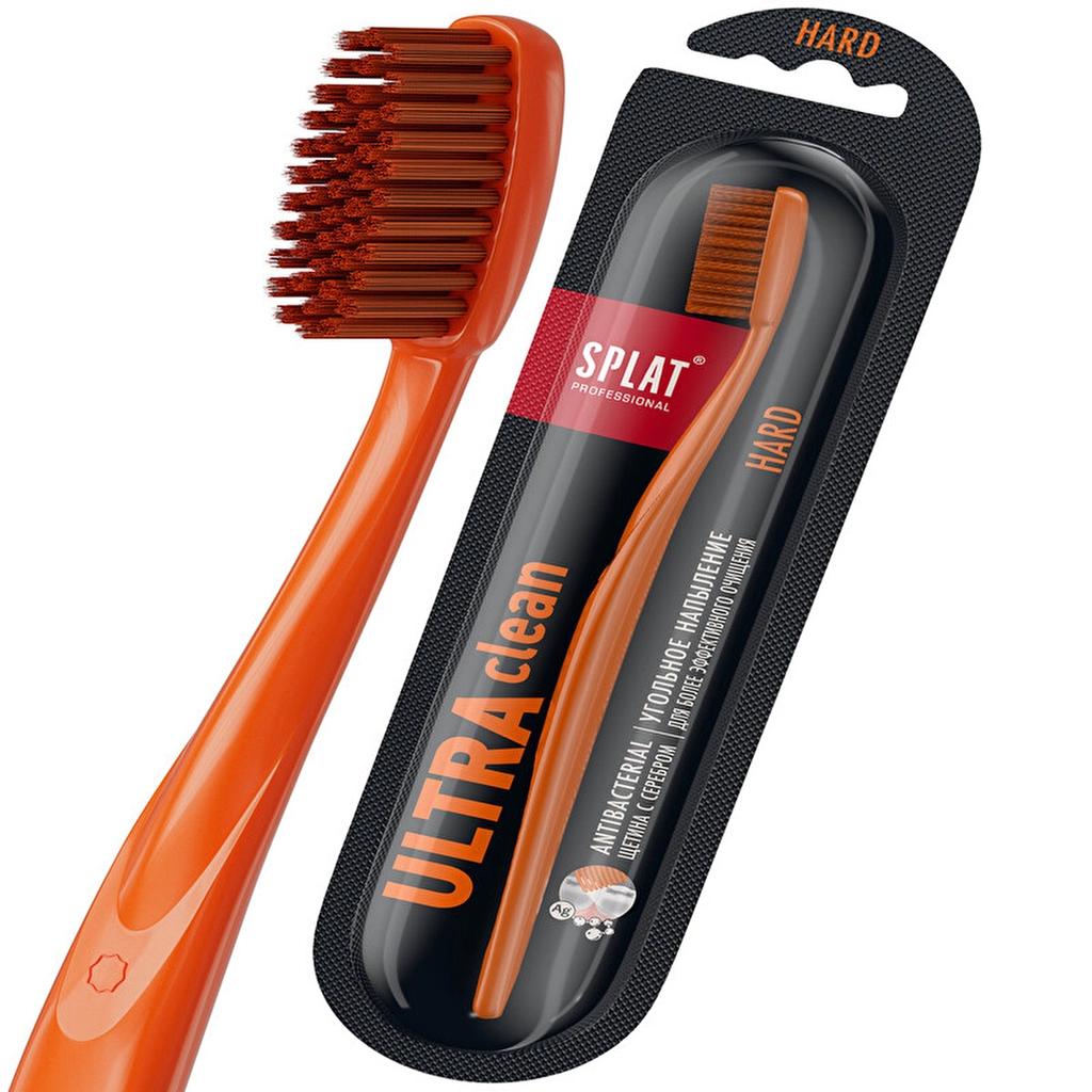 Splat Ultra Clean Hard Toothbrush for Deep Cleaning