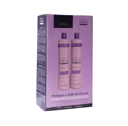 Cadiveu Plastica Dos Fios Shampoo And Conditioner Hair Nutrition Kit 34fl 0z 1000ml