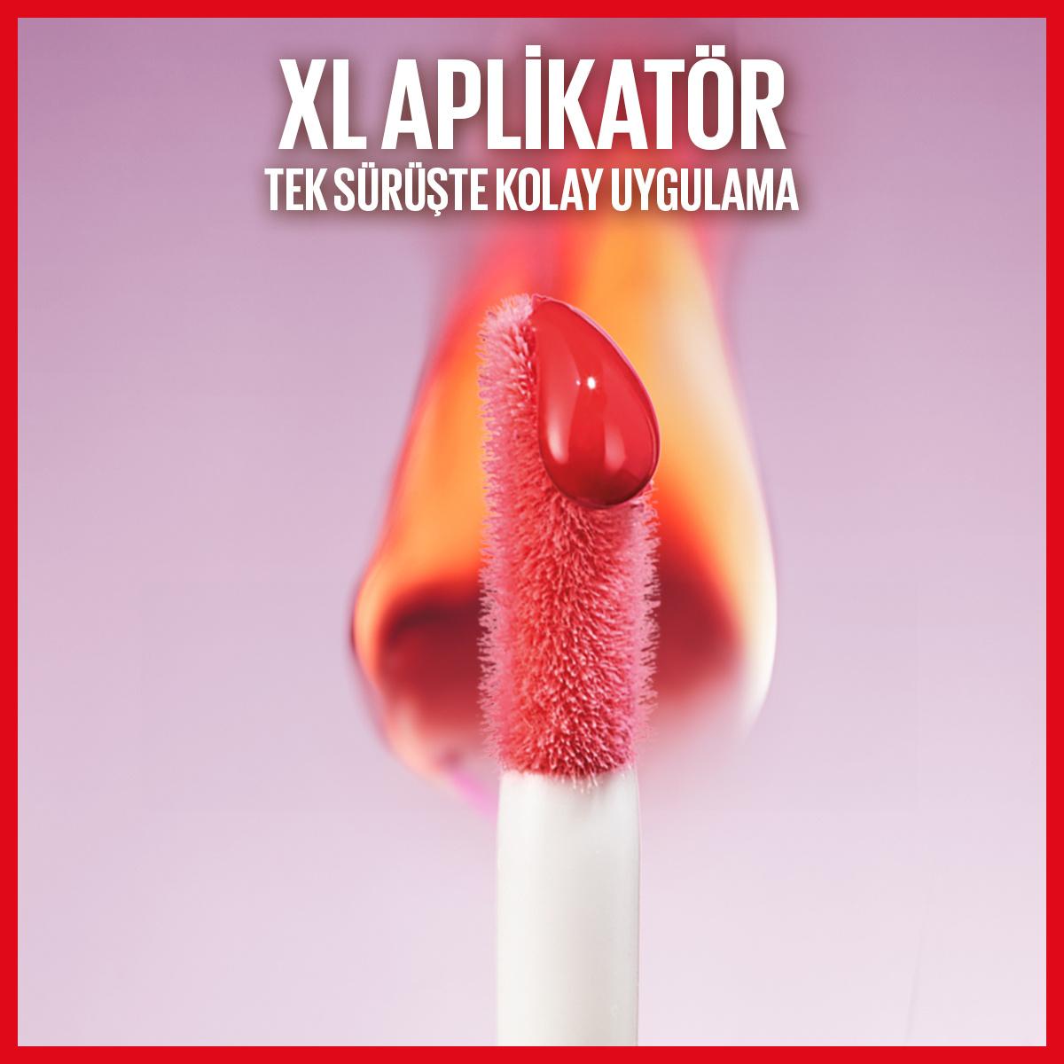 Maybelline Lifter Plump Lip Gloss - Coca Zing, Instantly 30% Fuller Lips, Long-Lasting Plumping Effect
