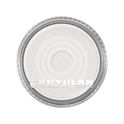 Kryolan Polyester Glimmer Fine Pearl White Glitter 4g
