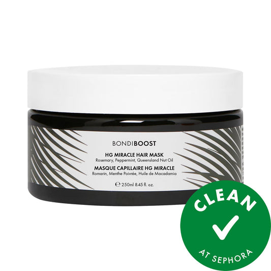 HG Miracle Hair Mask with Rosemary for Thinning Hair - Vegan, Silicone-Free, Intense Conditioning for Healthier Hair