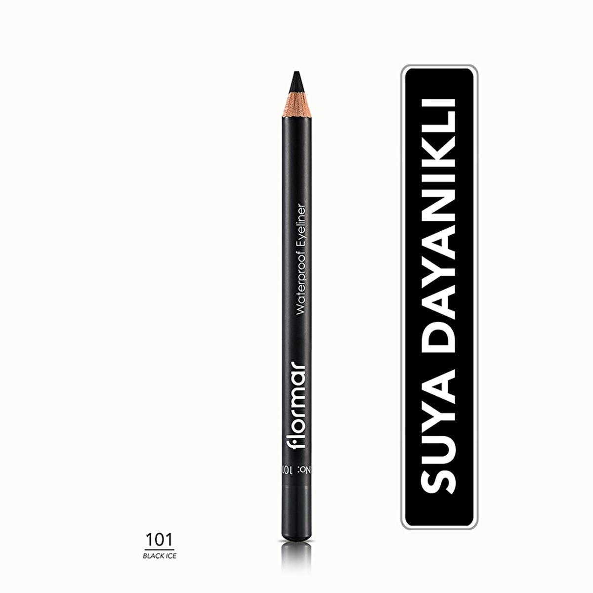 Flormar Mat Eyeliner - Waterproof & Intense Pigment, Long-Lasting Eye Makeup for Precise Look