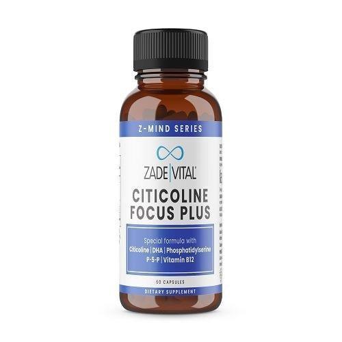 Zade Vital Citicoline Focus Plus Supplement 60 Capsules