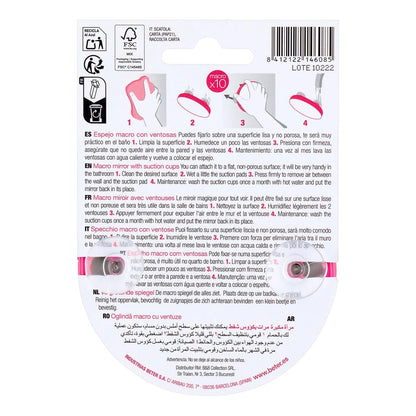 Beter 10x Magnifying Suction Cup Mirror for Precise Grooming