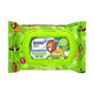 Isana Kids Aloe Vera Wet Wipes - 20 Count - Gentle Cleansing for Sensitive Skin, Perfect for Travel & Baby Care