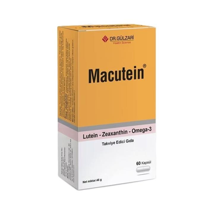 Macutein Eye Support Supplement with Lutein 60 Capsules