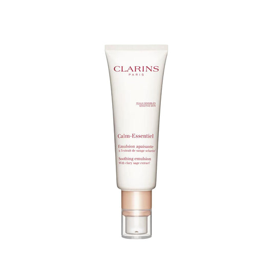 Clarins Calm Essentiel Soothing Emulsion: Ultimate Relief for Redness & Sensitive Skin - Hydrating Facial Moisturizer, 1.69 fl oz