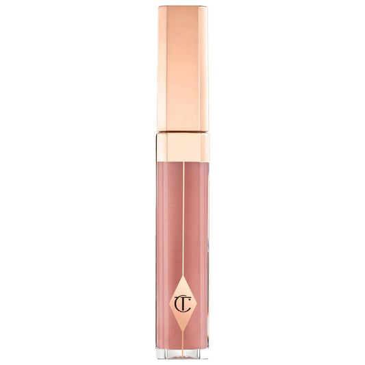 Charlotte Tilbury Pillow Talk Lip Gloss: Long Lasting Shine | Non-Sticky, Fuller Lips & Hydrating Lacquered Finish - Cruelty-Free