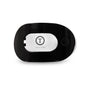 TELETIES Medium Flat Round Hair Clip Jet Black - New