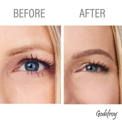 Godefroy Instant Eyebrow Tint Application Kit Light Brown 3ct - New